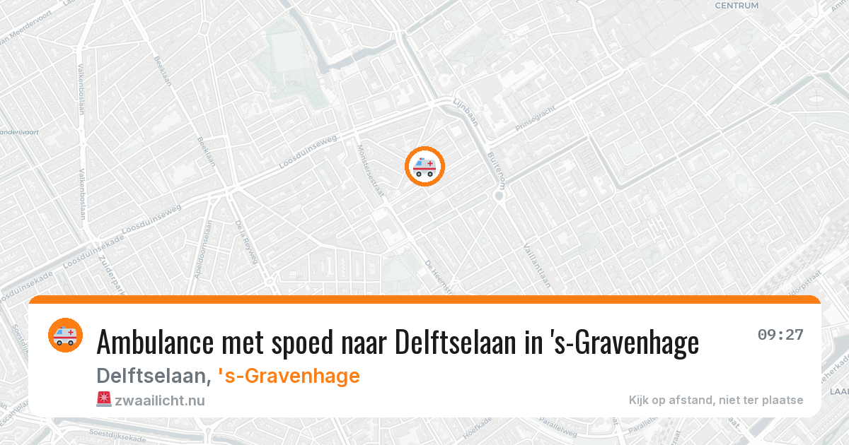 Ambulance met spoed naar Delftselaan in 's-Gravenhage — 17 jan 2026