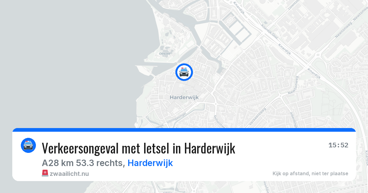 Verkeersongeval met letsel in Harderwijk — 23 apr 2026