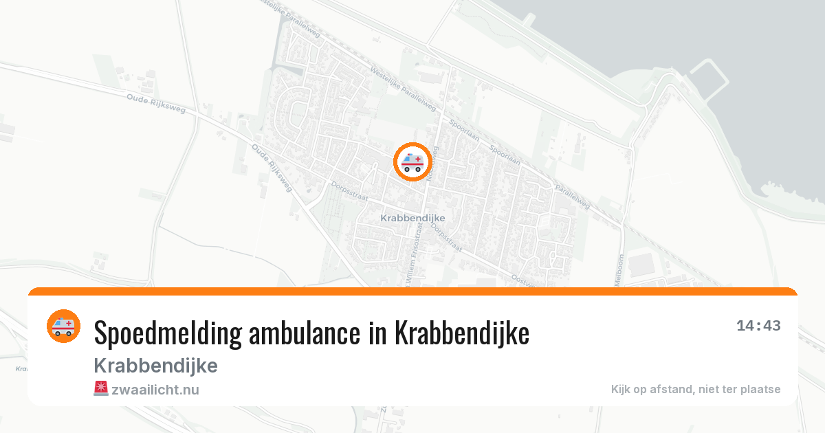 Spoedmelding ambulance in Krabbendijke — 5 apr 2026