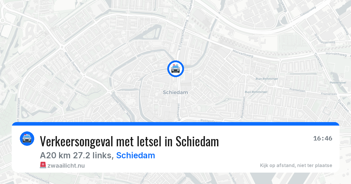 Verkeersongeval met letsel in Schiedam — 5 jun 2026