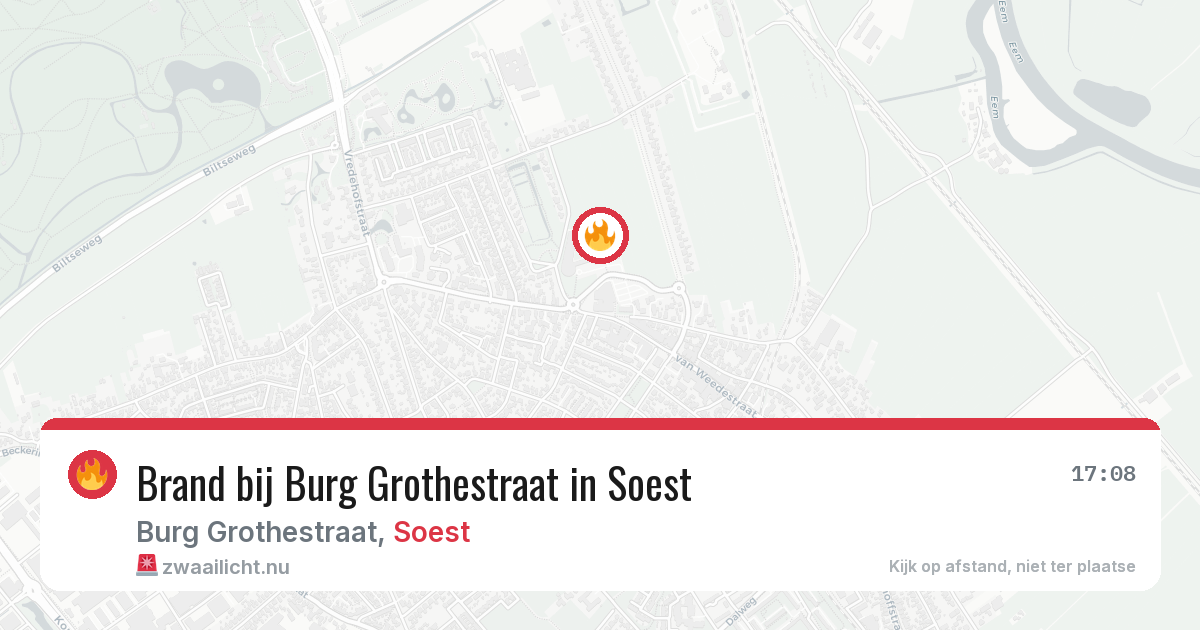 Brand bij Burg Grothestraat in Soest — 23 mei 2026