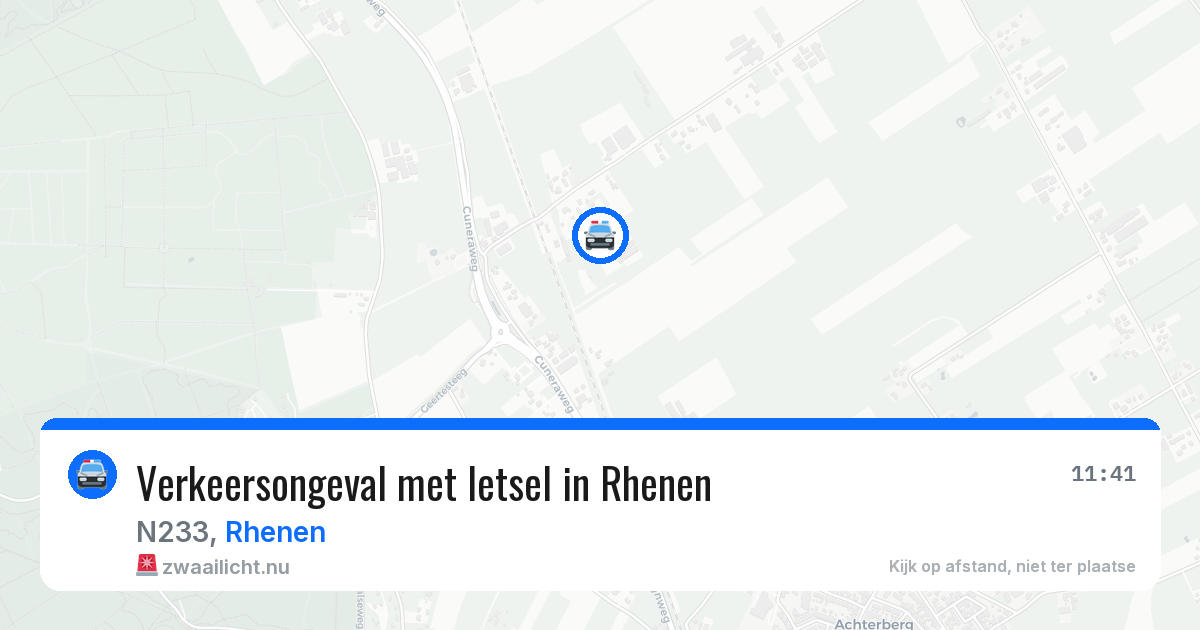 Verkeersongeval met letsel in Rhenen — 1 mei 2026