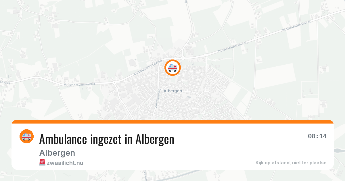 Ambulance ingezet in Albergen — 23 apr 2026
