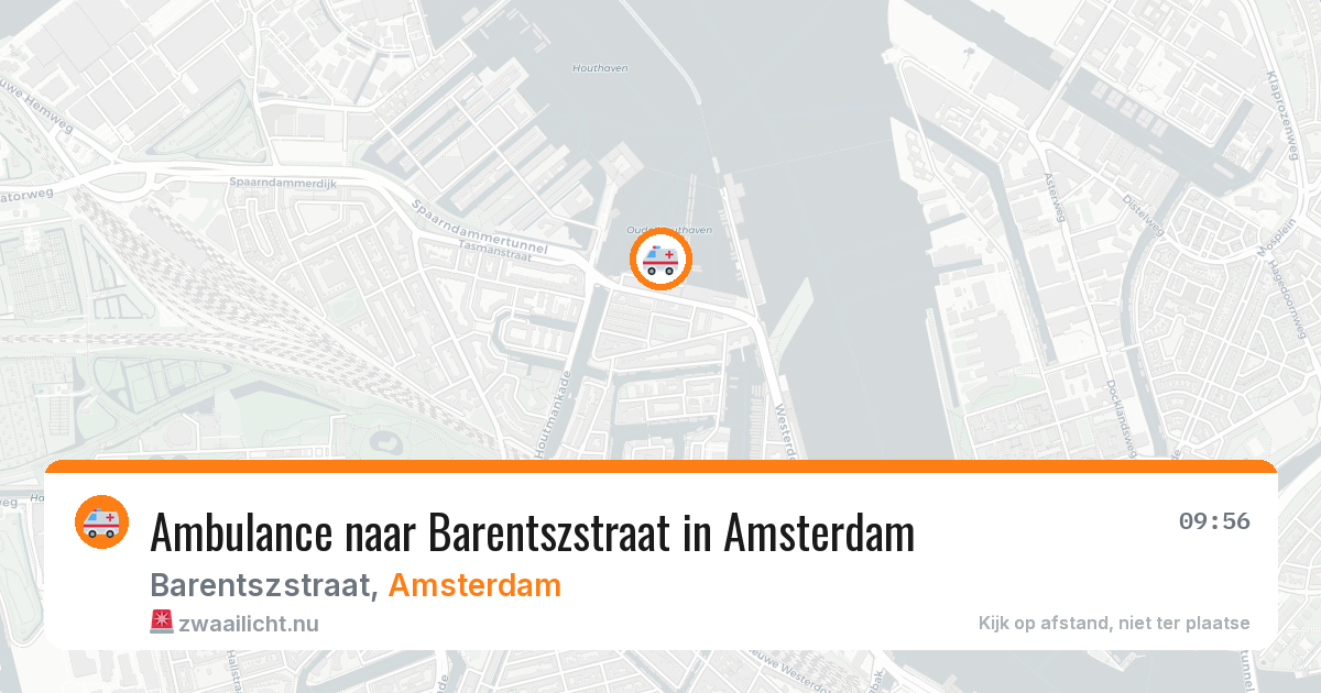 Ambulance naar Barentszstraat in Amsterdam — 25 jul 2026
