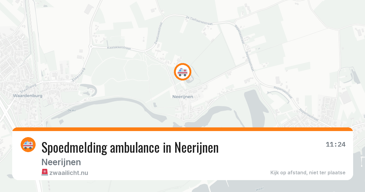 Spoedmelding ambulance in Neerijnen — 11 feb 2026