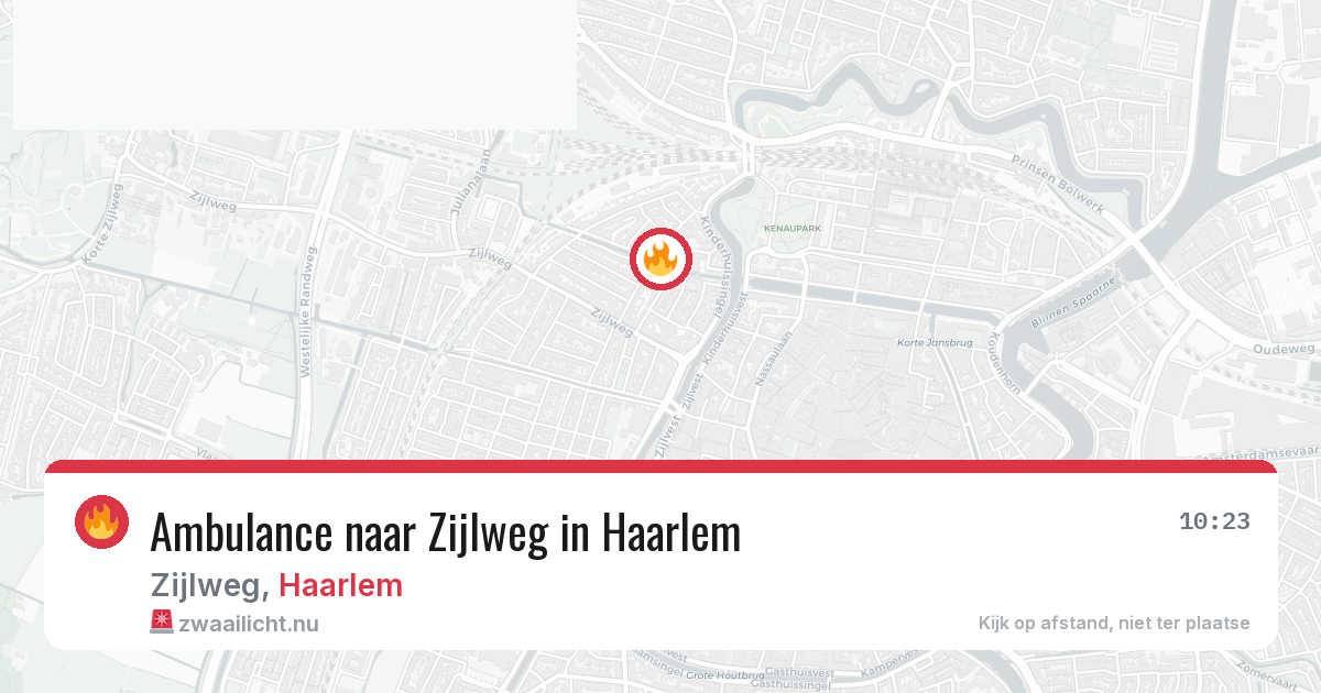 Ambulance naar Zijlweg in Haarlem — 10 jul 2026
