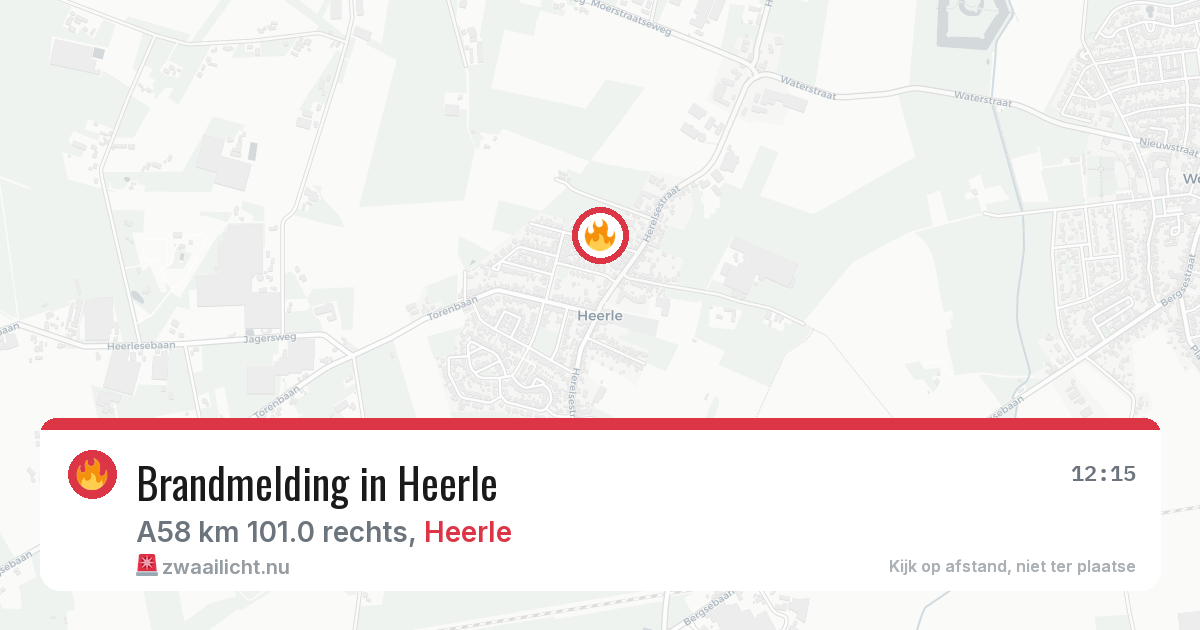 Brandmelding in Heerle — 3 apr 2026