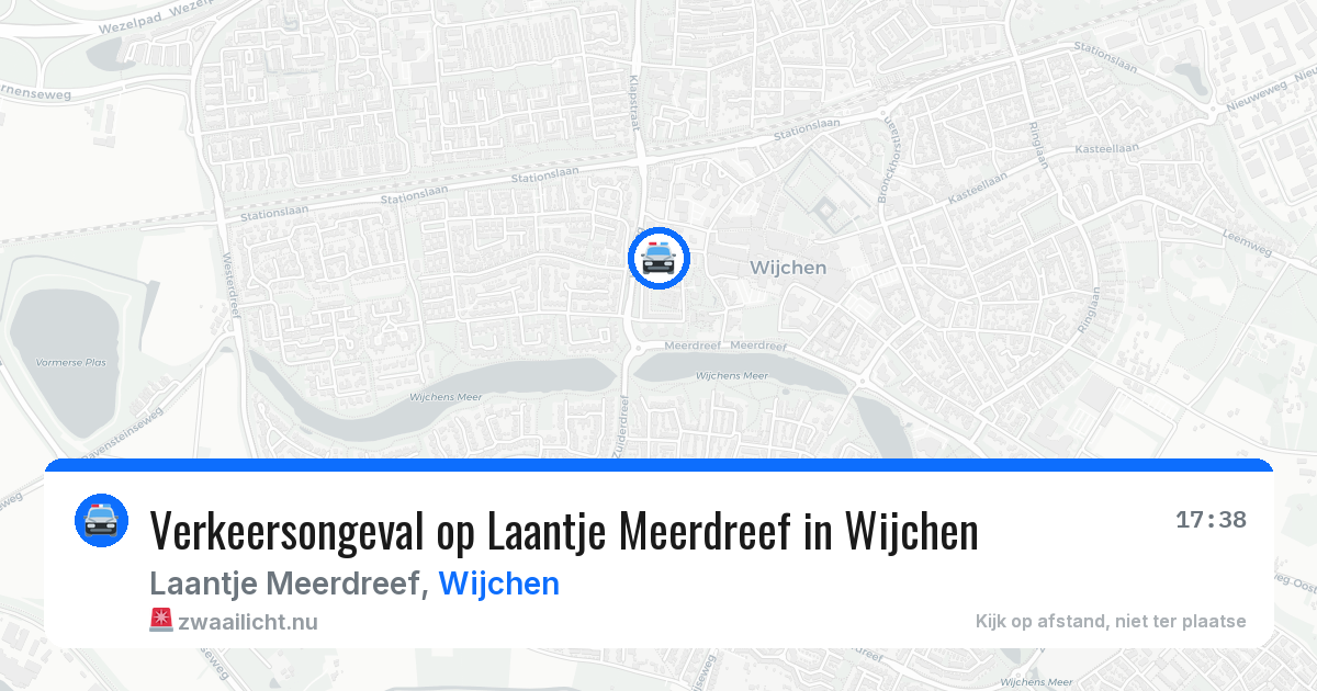 Verkeersongeval op Laantje Meerdreef in Wijchen — 10 feb 2026