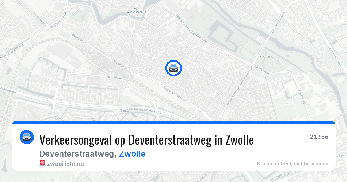 Verkeersongeval op Deventerstraatweg in Zwolle — 27 mei 2026