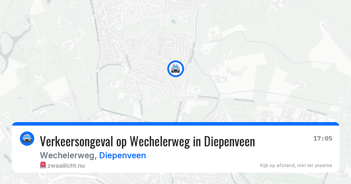 Verkeersongeval op Wechelerweg in Diepenveen — 17 jul 2026