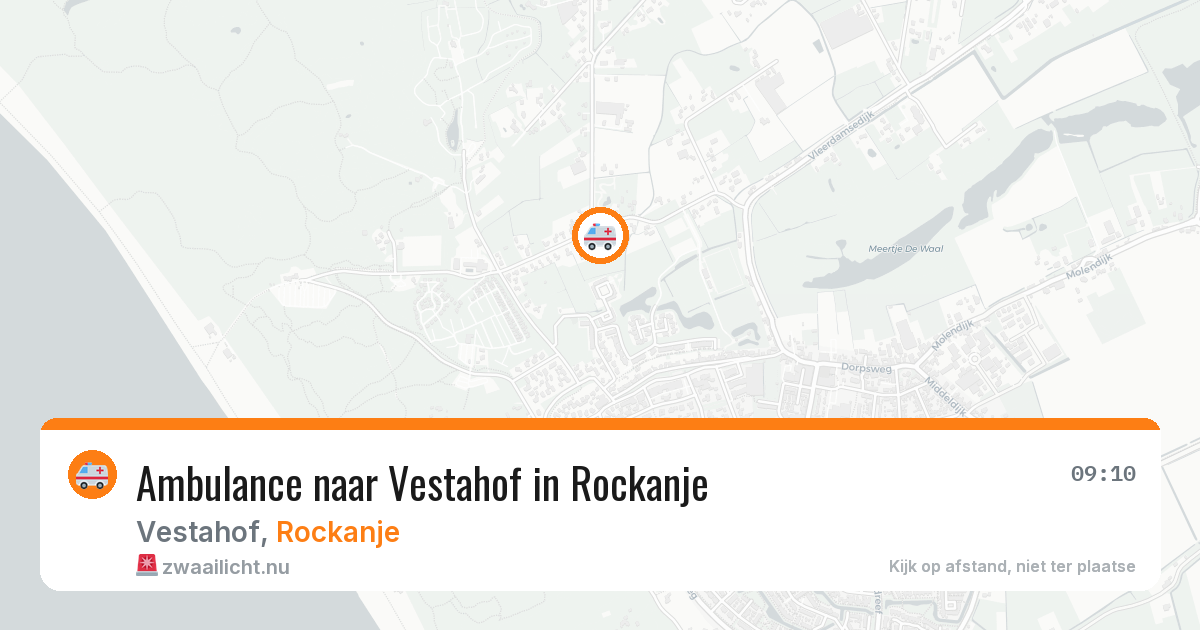 Ambulance naar Vestahof in Rockanje — 12 jul 2026