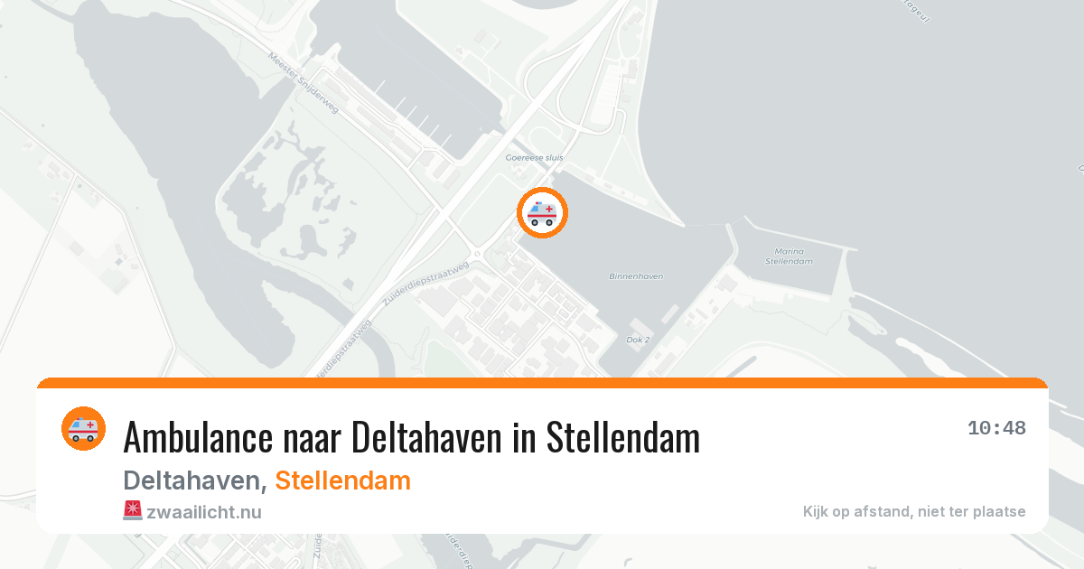 Ambulance naar Deltahaven in Stellendam — 22 jul 2026
