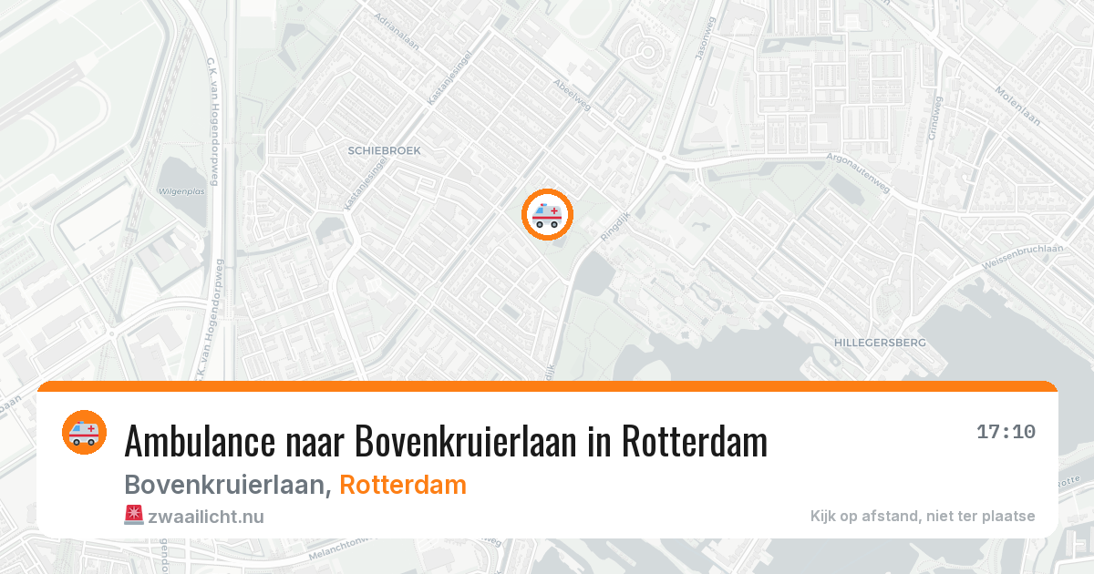 Ambulance naar Bovenkruierlaan in Rotterdam — 26 jul 2026