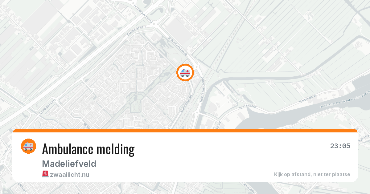 Ambulance melding — 21 jul 2026