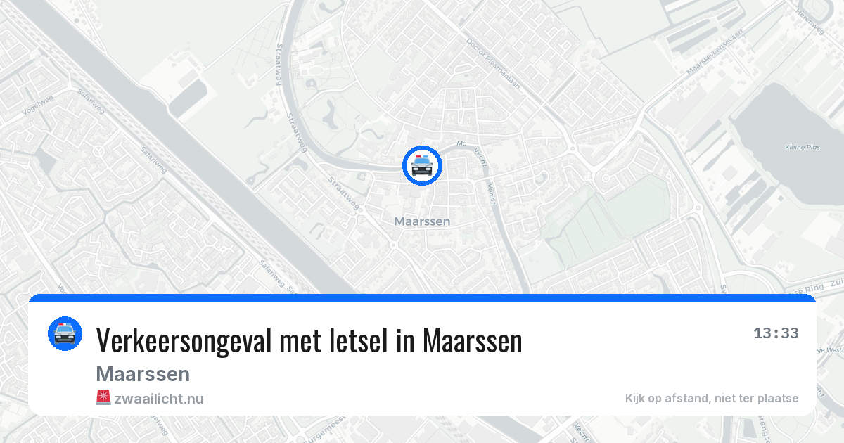 Verkeersongeval met letsel in Maarssen — 3 mei 2026