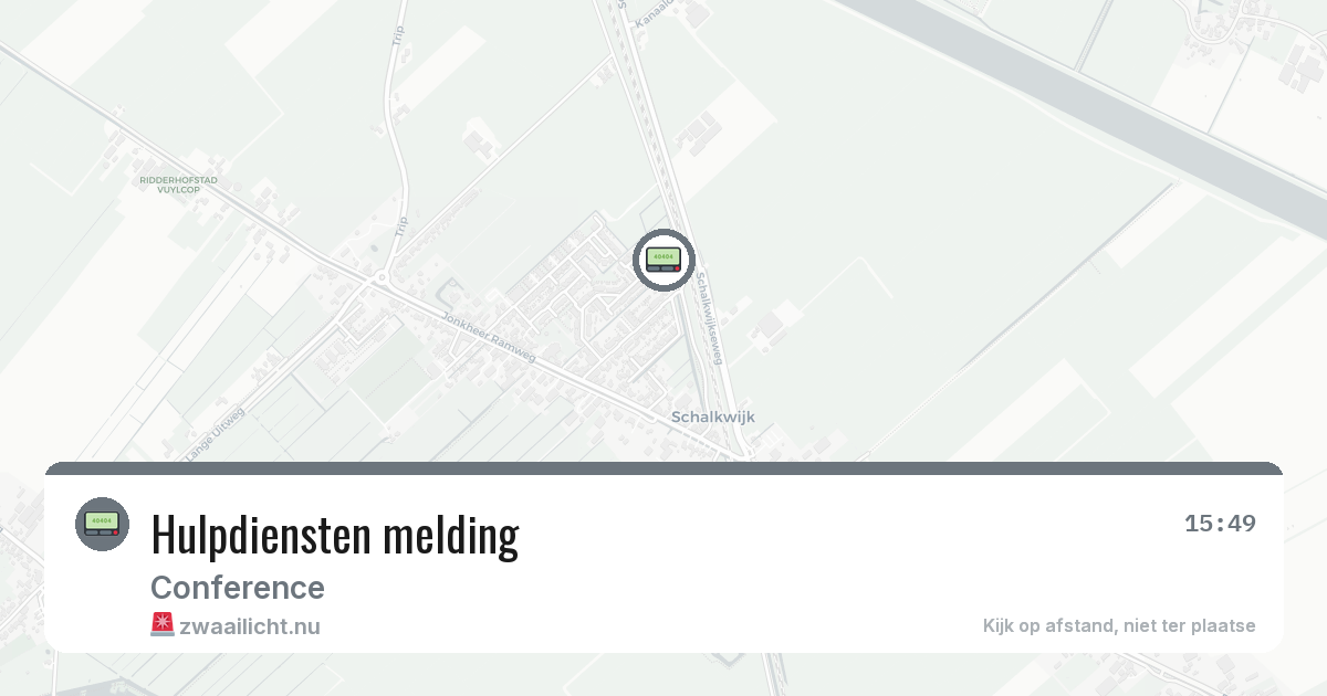 Hulpdiensten melding — 16 mrt 2026