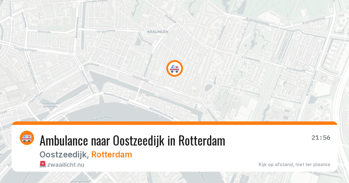 Ambulance naar Oostzeedijk in Rotterdam — 11 jul 2026