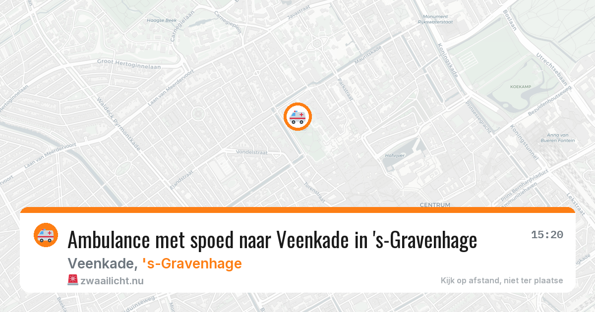 Ambulance met spoed naar Veenkade in 's-Gravenhage — 24 feb 2026