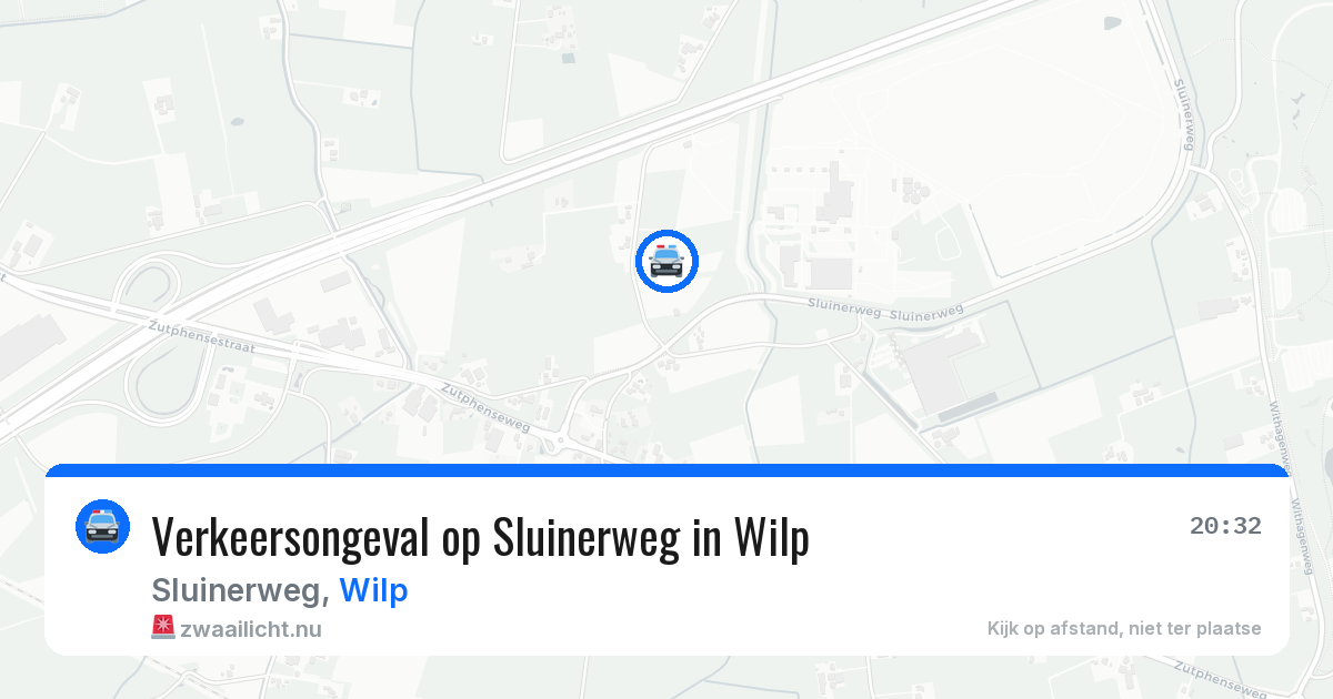 Verkeersongeval op Sluinerweg in Wilp — 24 jul 2026