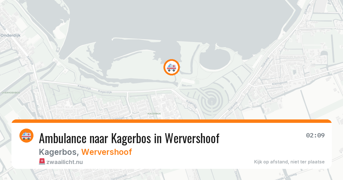 Ambulance naar Kagerbos in Wervershoof — 4 jul 2026
