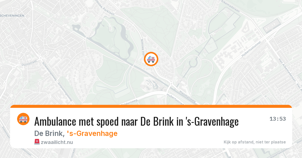 Ambulance met spoed naar De Brink in 's-Gravenhage — 3 feb 2026