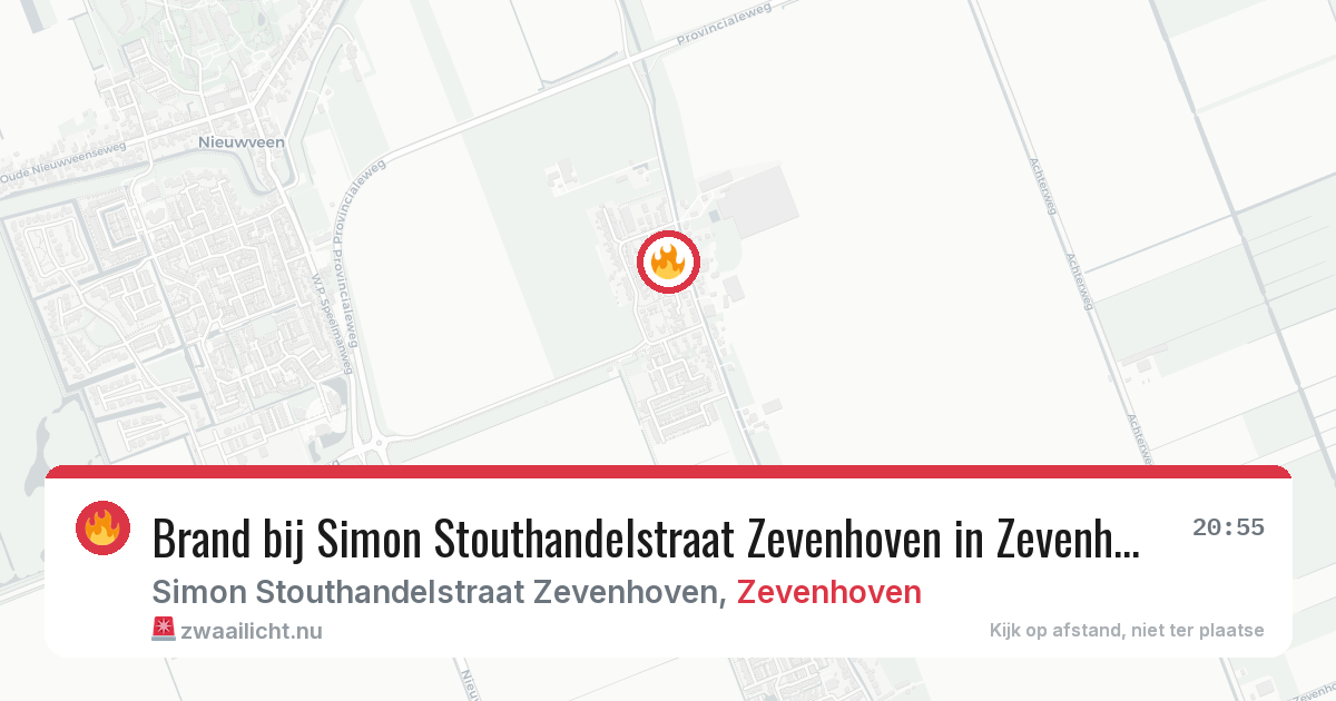 Brand bij Simon Stouthandelstraat Zevenhoven in Zevenhoven — 23 mei 2026