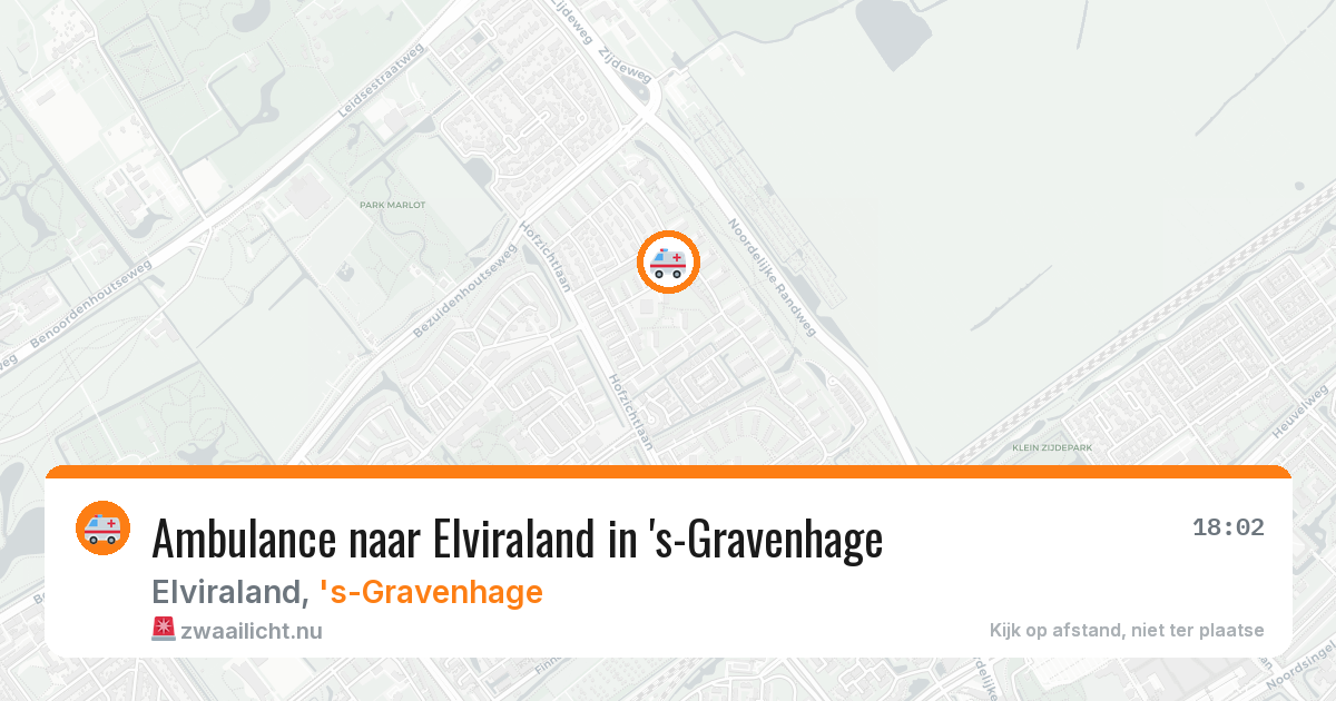 Ambulance naar Elviraland in 's-Gravenhage — 12 mei 2026
