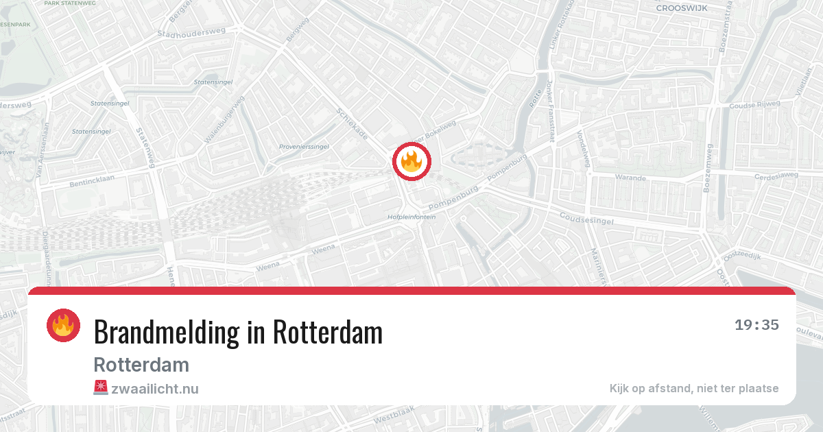 Brandmelding in Rotterdam — 4 jun 2026