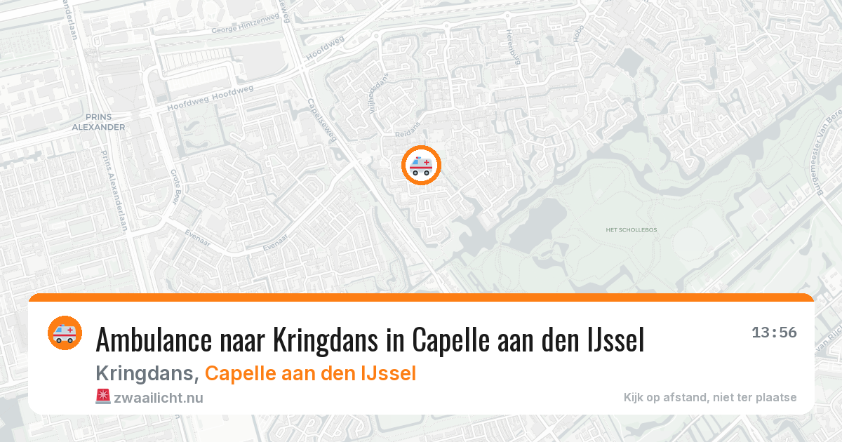 Ambulance naar Kringdans in Capelle aan den IJssel — 21 mei 2026