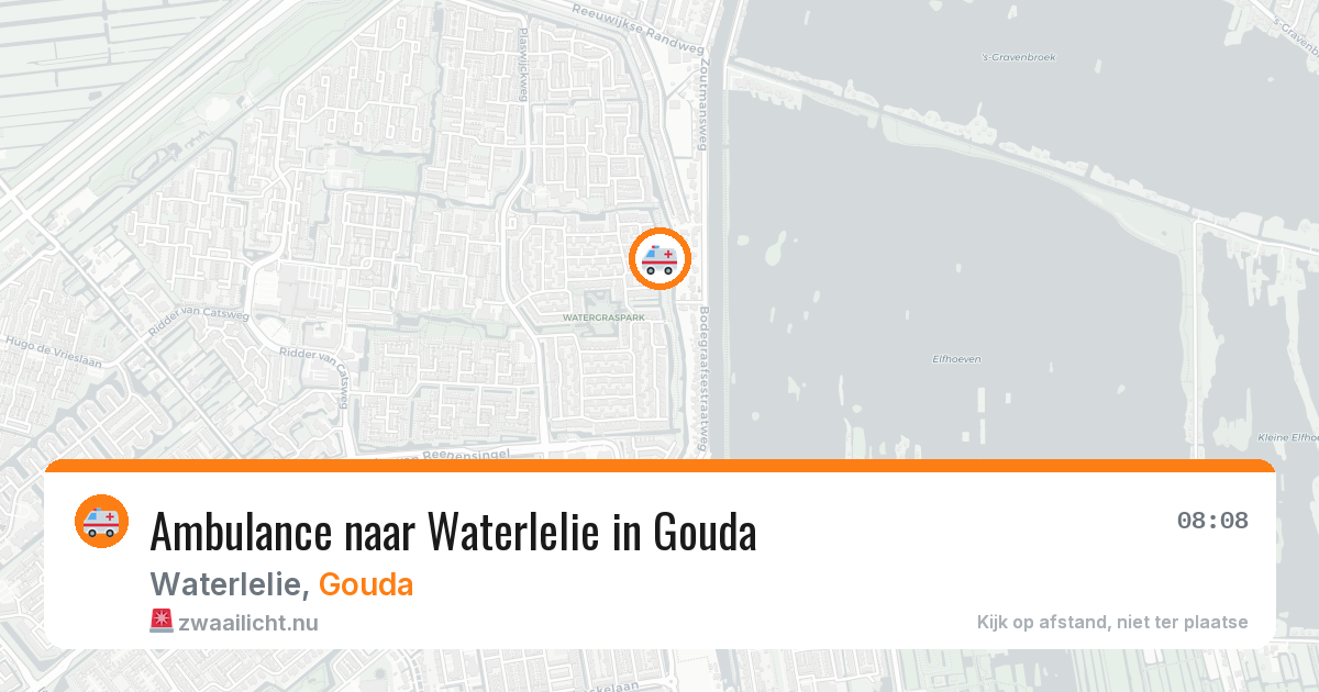 Ambulance naar Waterlelie in Gouda — 26 mei 2026