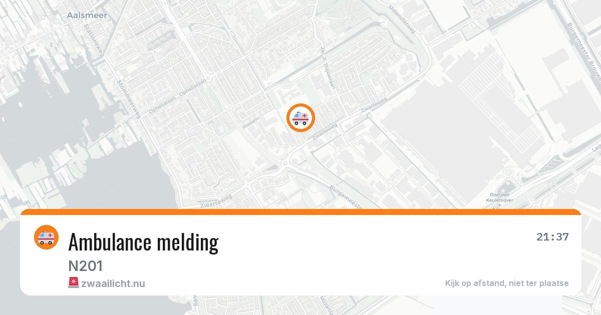 Ambulance melding — 27 jun 2026 | 🚨 Zwaailicht.nu