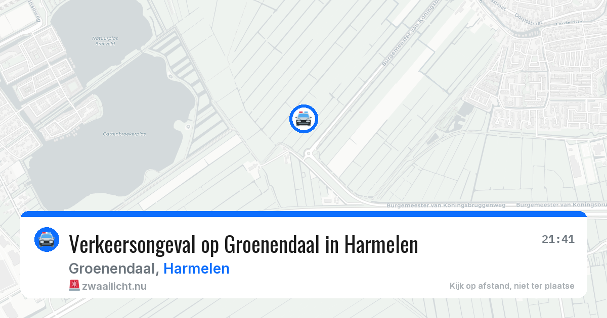 Verkeersongeval op Groenendaal in Harmelen — 14 jul 2026