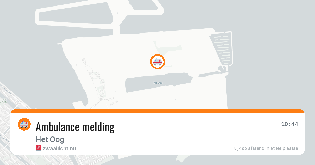 Ambulance melding — 27 apr 2026