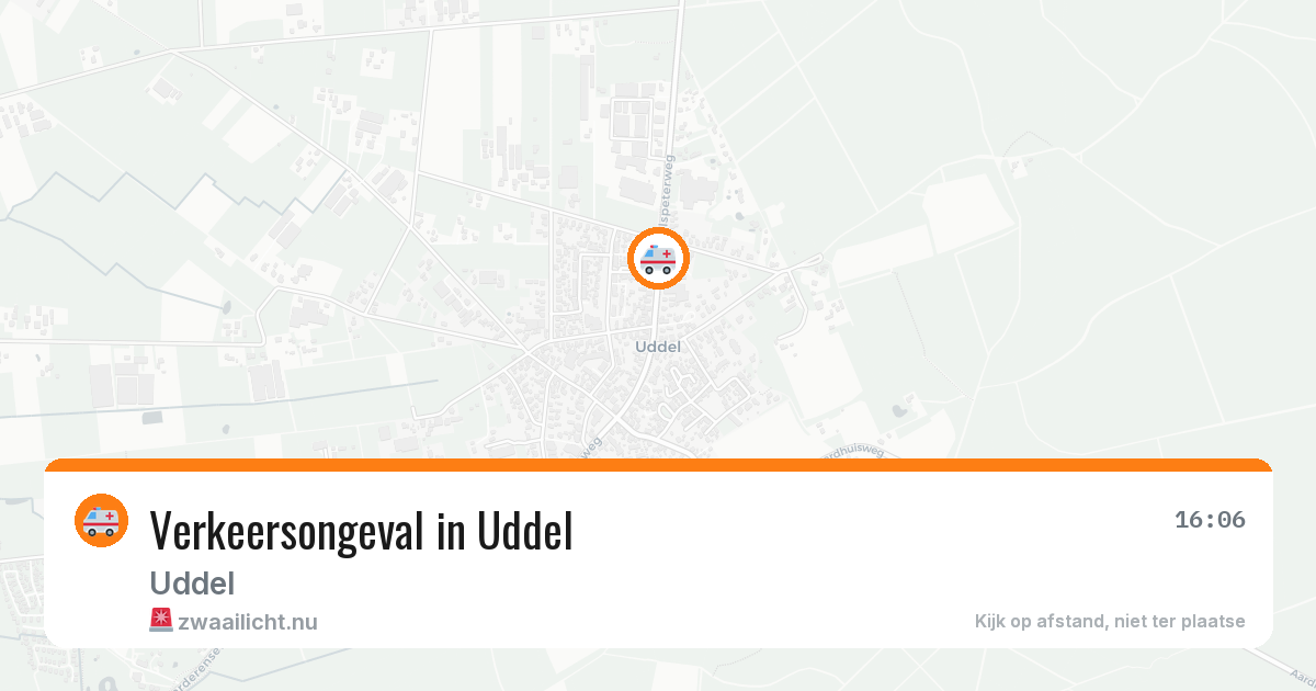Verkeersongeval in Uddel — 11 jul 2026