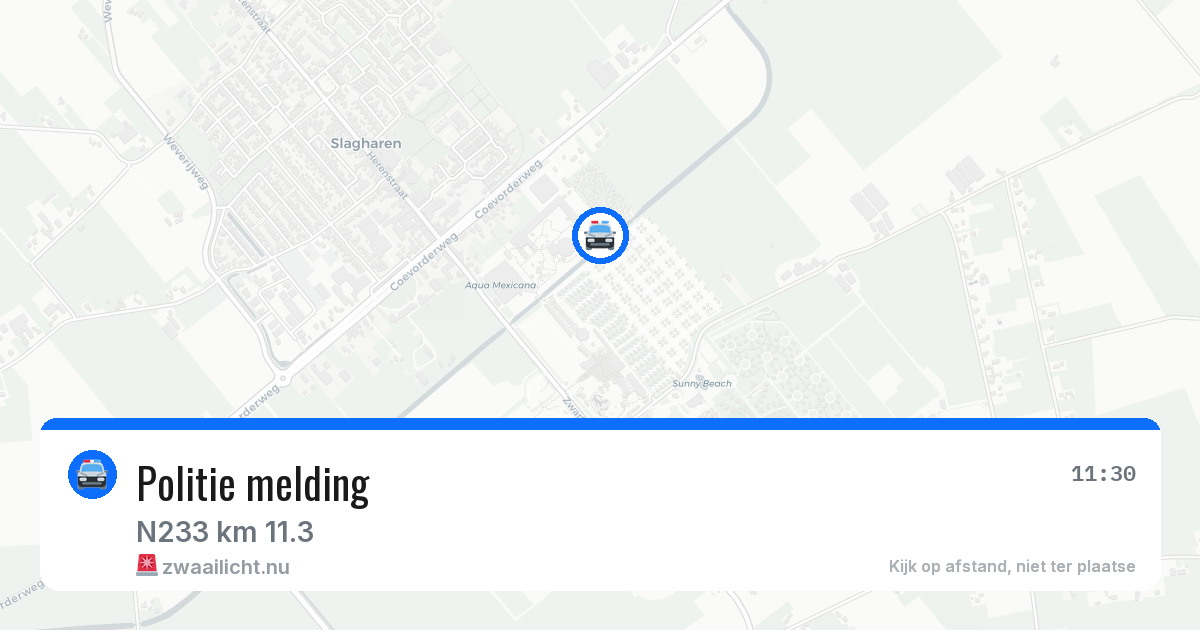 Politie melding — 20 jun 2026