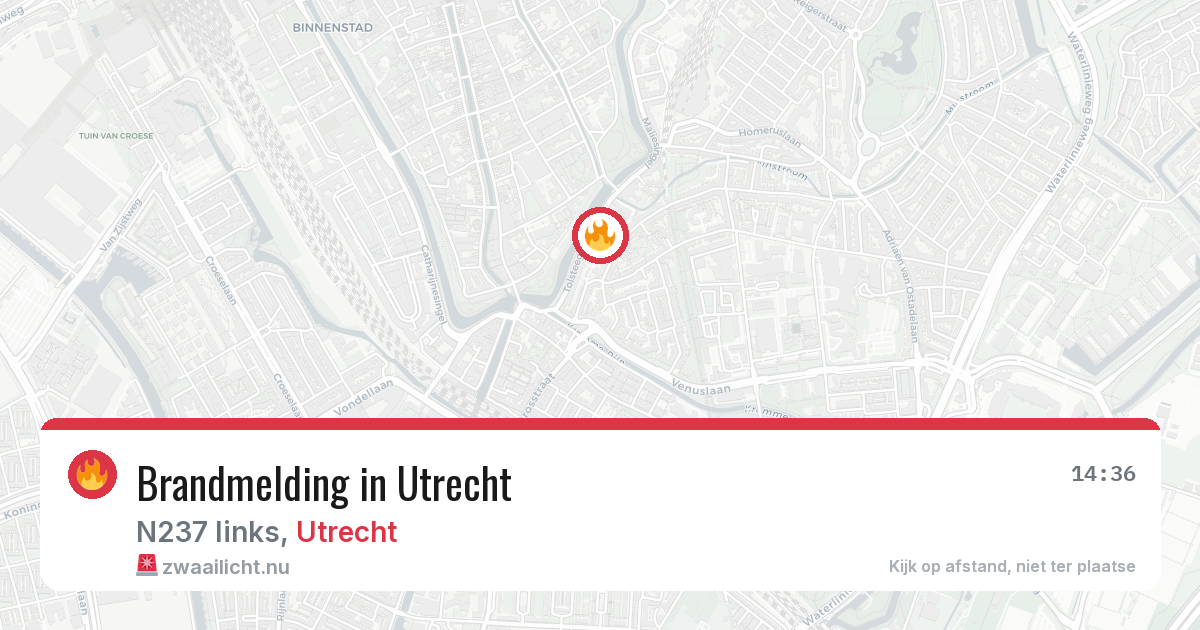 Brandmelding in Utrecht — 7 mei 2026