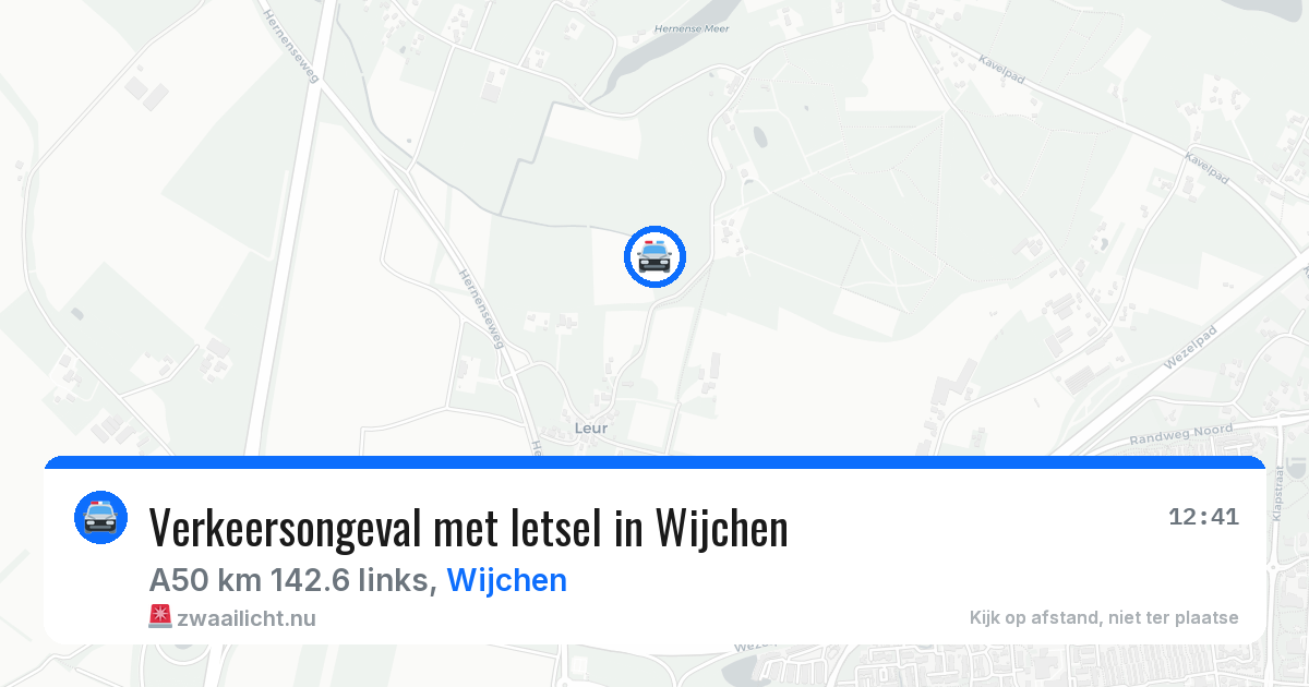 Verkeersongeval met letsel in Wijchen — 20 jul 2026