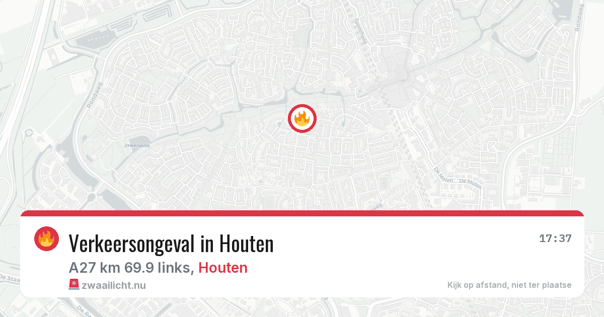 Verkeersongeval in Houten — 12 mrt 2026