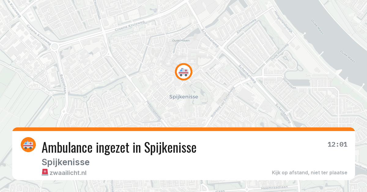 Ambulance ingezet in Spijkenisse — 27 jul 2026