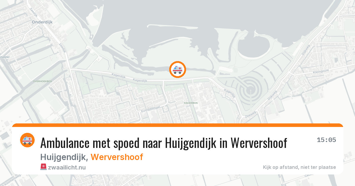 Ambulance met spoed naar Huijgendijk in Wervershoof — 14 mei 2026