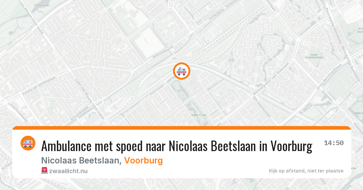Ambulance met spoed naar Nicolaas Beetslaan in Voorburg — 11 feb 2026