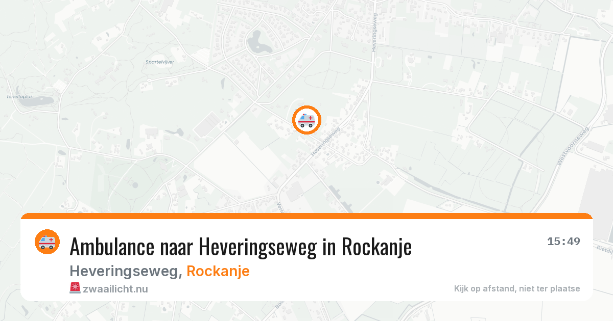 Ambulance naar Heveringseweg in Rockanje — 6 mei 2026