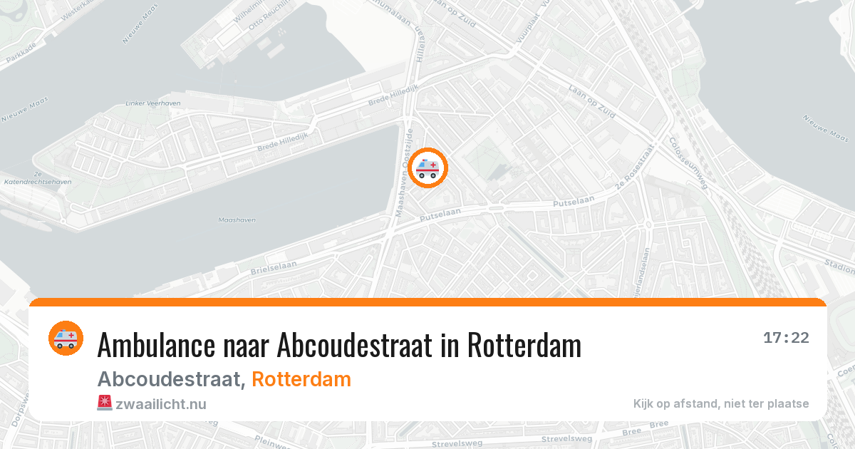 Ambulance naar Abcoudestraat in Rotterdam — 27 mei 2026