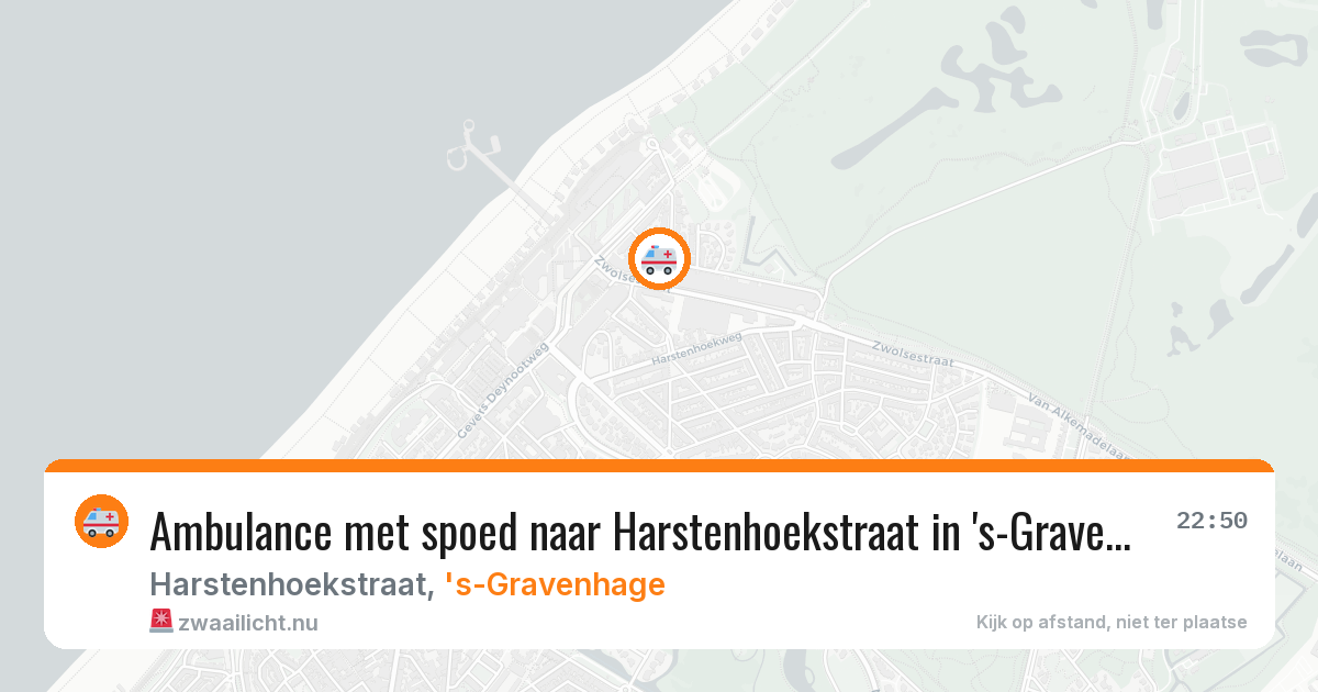 Ambulance met spoed naar Harstenhoekstraat in 's-Gravenhage — 10 jul 2026