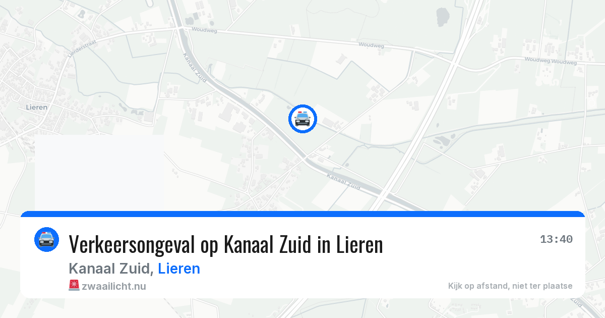 Verkeersongeval op Kanaal Zuid in Lieren — 30 apr 2026