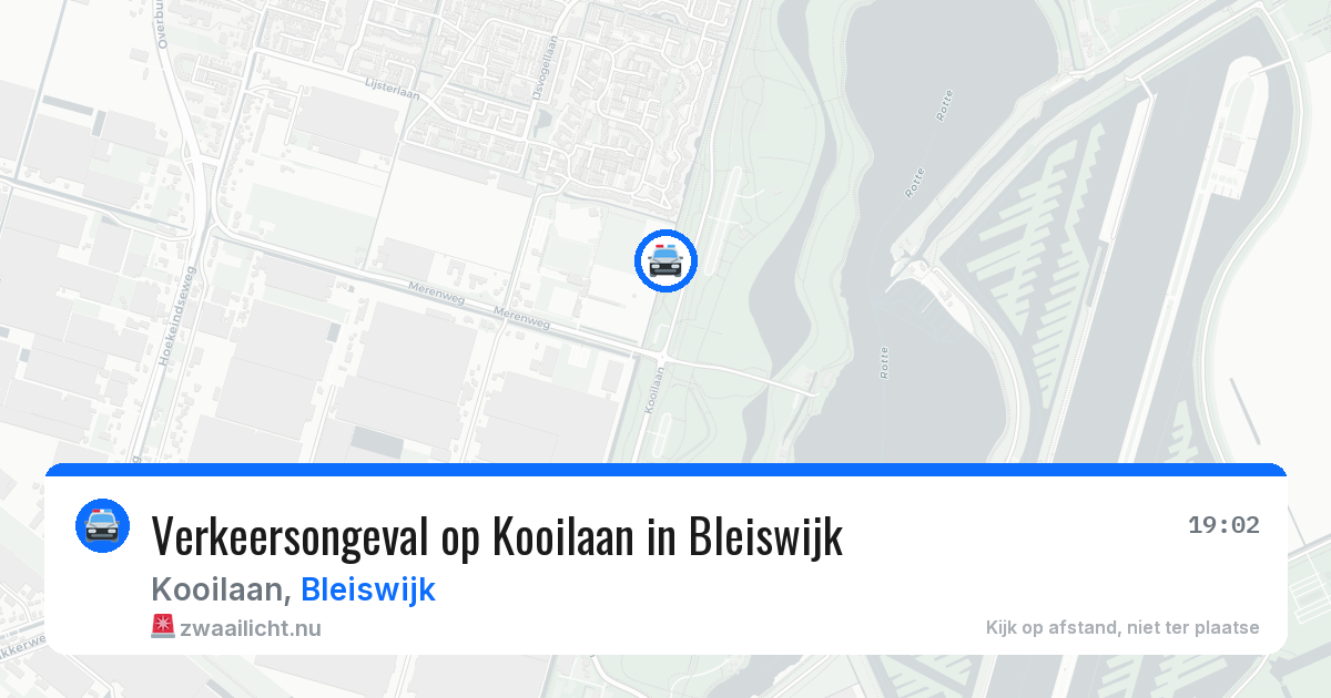 Verkeersongeval op Kooilaan in Bleiswijk — 9 mei 2026