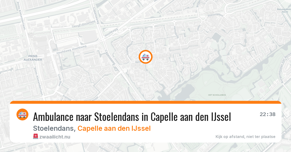 Ambulance naar Stoelendans in Capelle aan den IJssel — 11 jul 2026