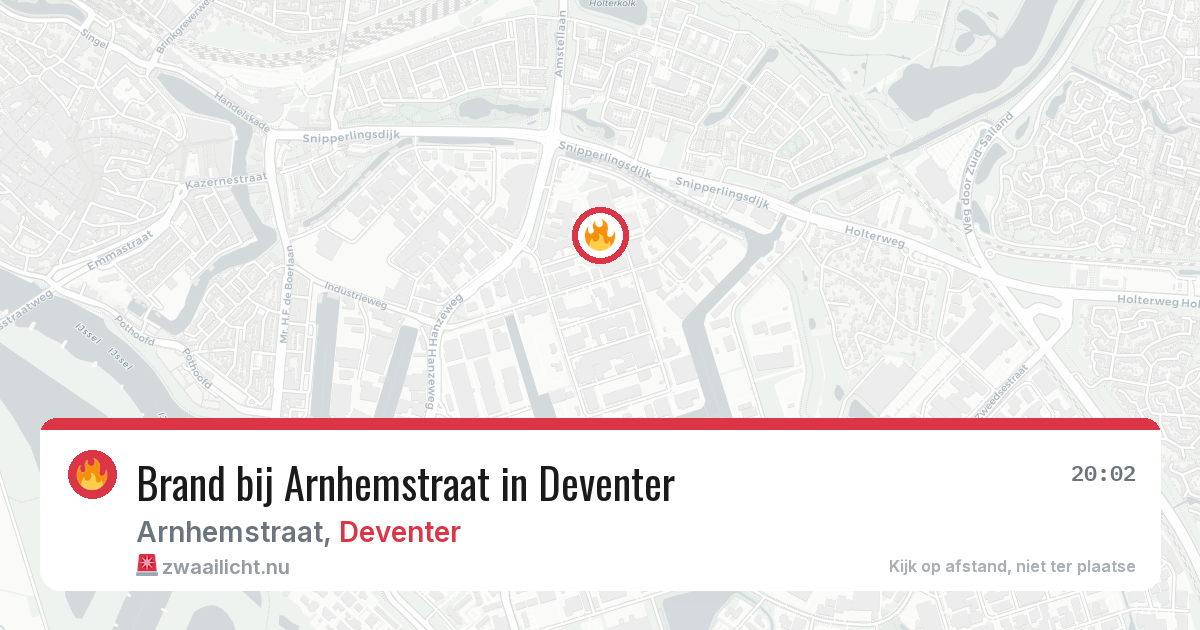 Brand bij Arnhemstraat in Deventer — 16 mei 2026