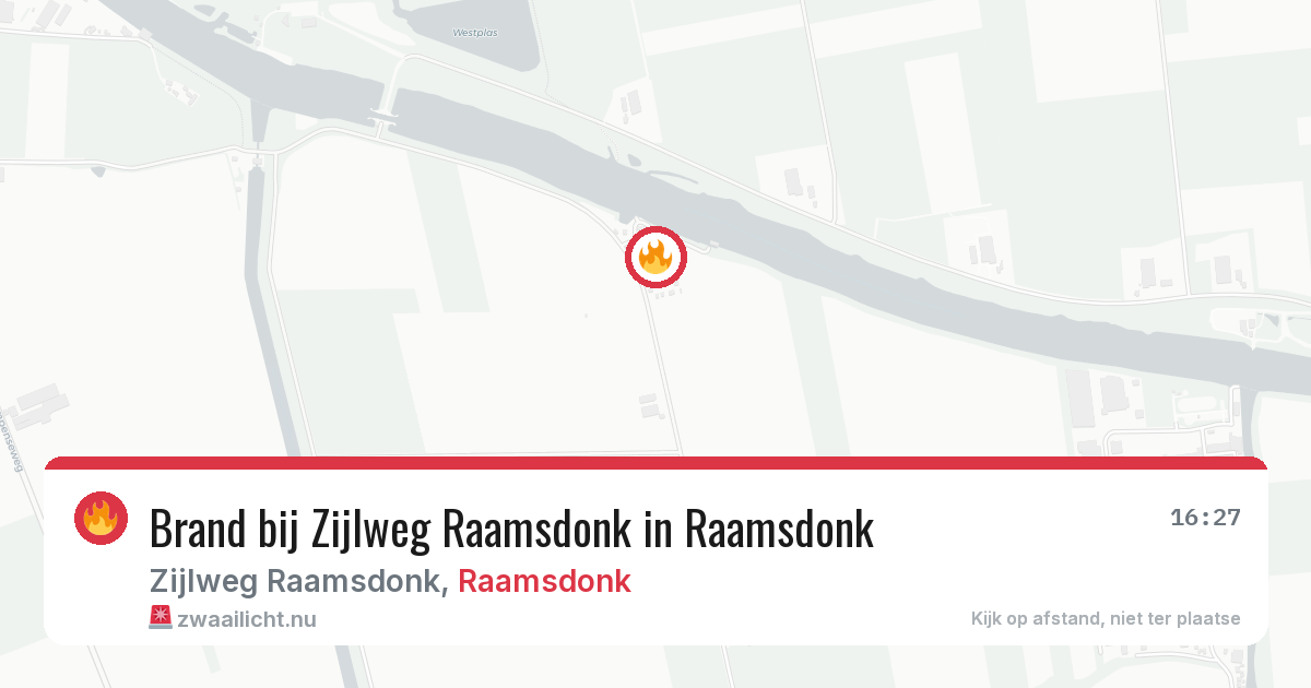 Brand bij Zijlweg Raamsdonk in Raamsdonk — 4 apr 2026