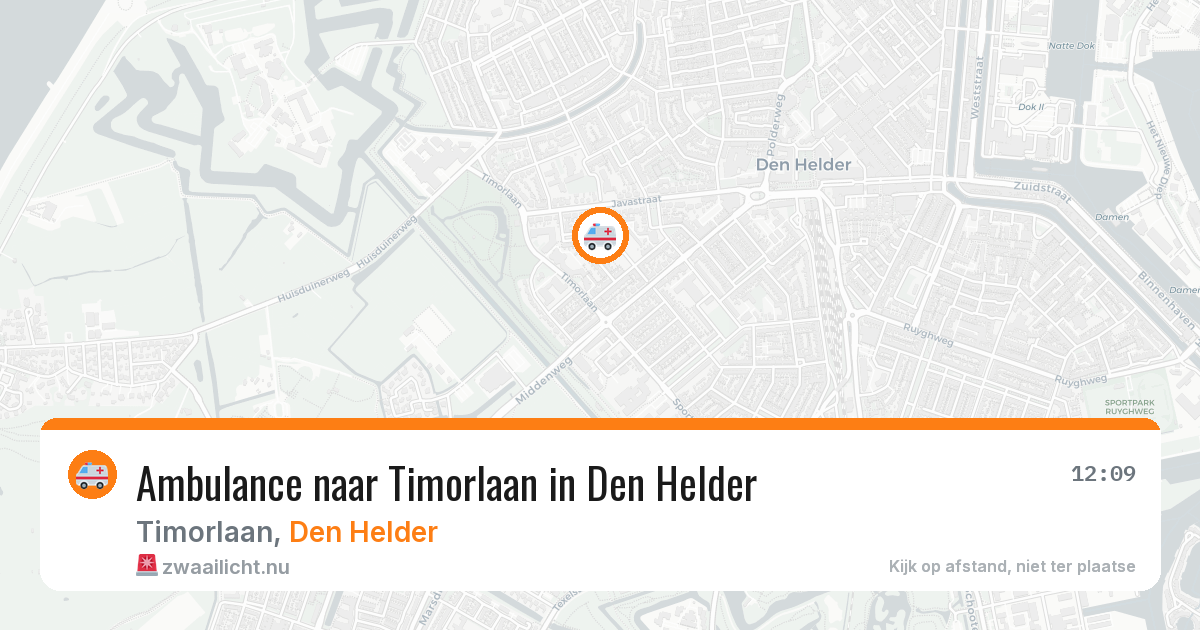 Ambulance naar Timorlaan in Den Helder — 4 jun 2026